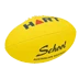 A yellow football